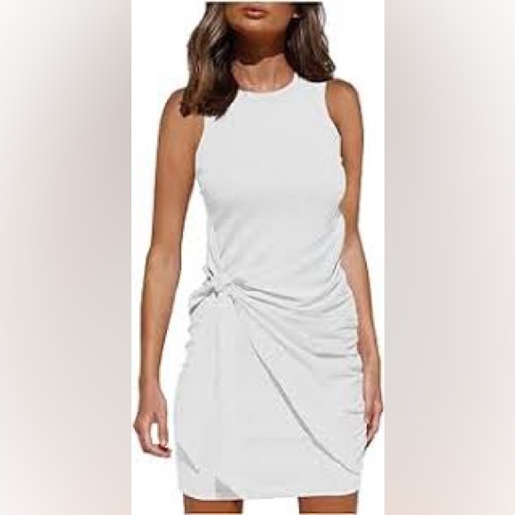 Lillusony Dresses & Skirts - LILLUSONY • White Tank Top Dress • Small •